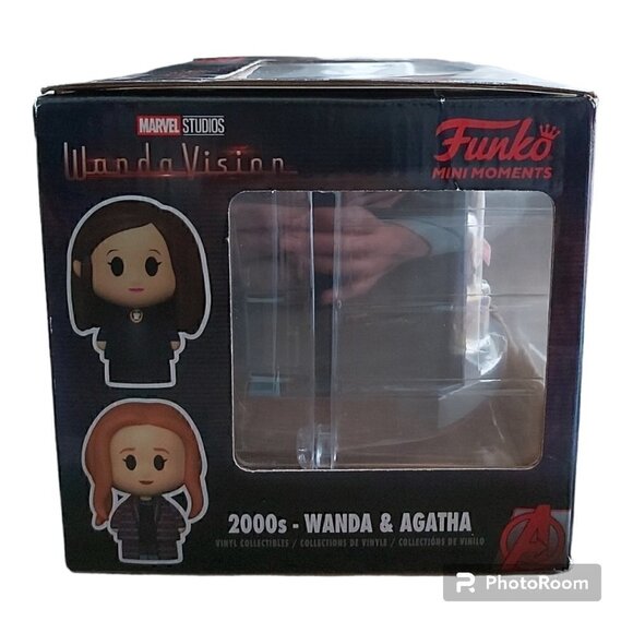 Marvel Studios WandaVision - 2000's Wanda & Agatha Mini Moment Vinyl Collectible - Picture 4 of 7